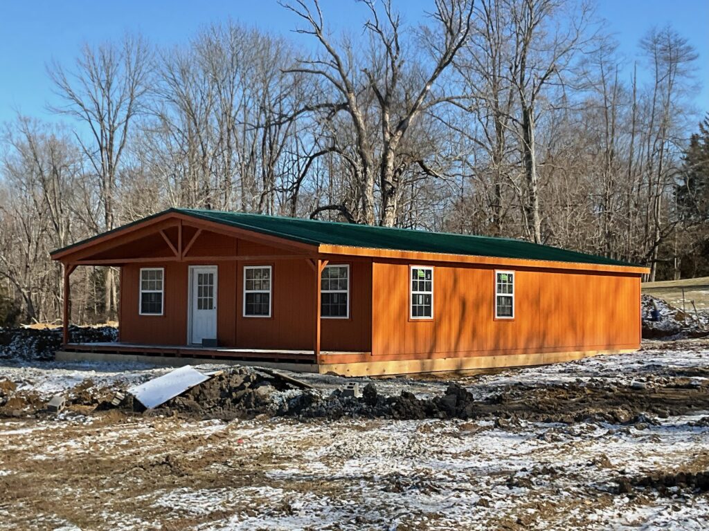 Double Wide Cottage Premier (Gable Porch) - Lakeside Cabins